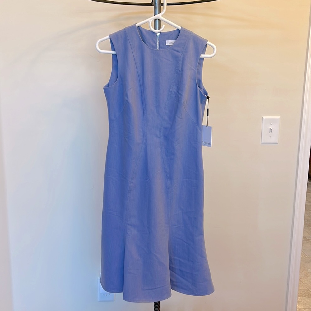 Calvin Klein light blue dress